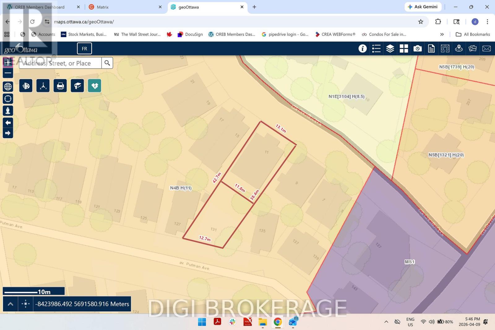 Currently zoned R4UD, changing to H4B H (11)