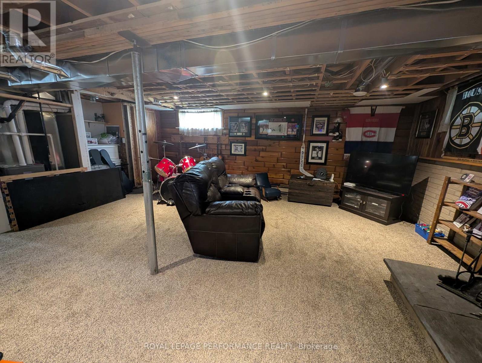 Basement rec room
