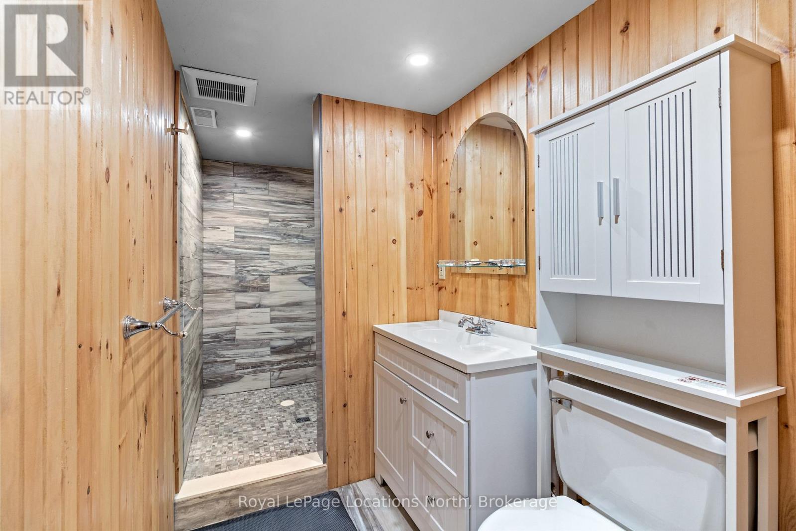 Basement bathroom