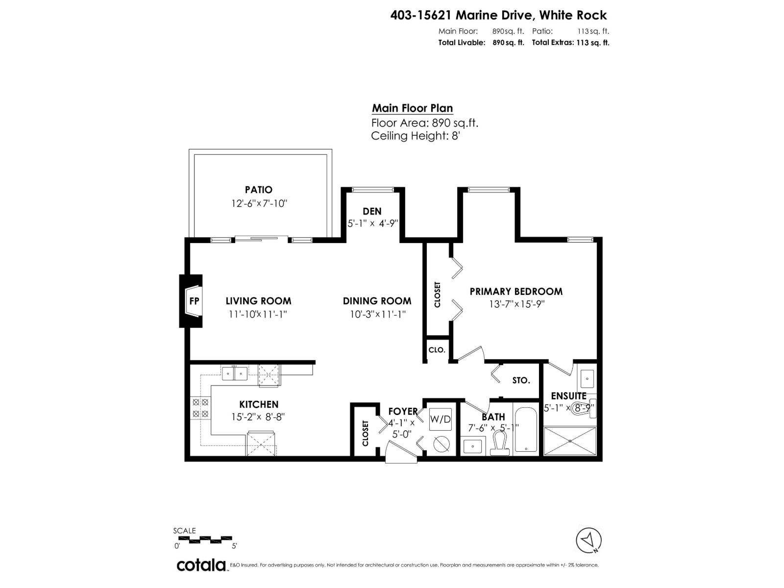 403 15621 MARINE DRIVE, White Rock