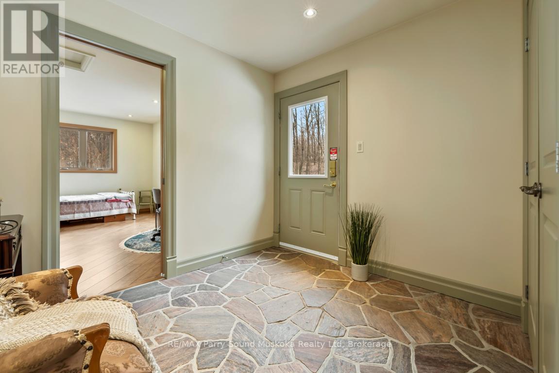 Flagstone spacious foyer