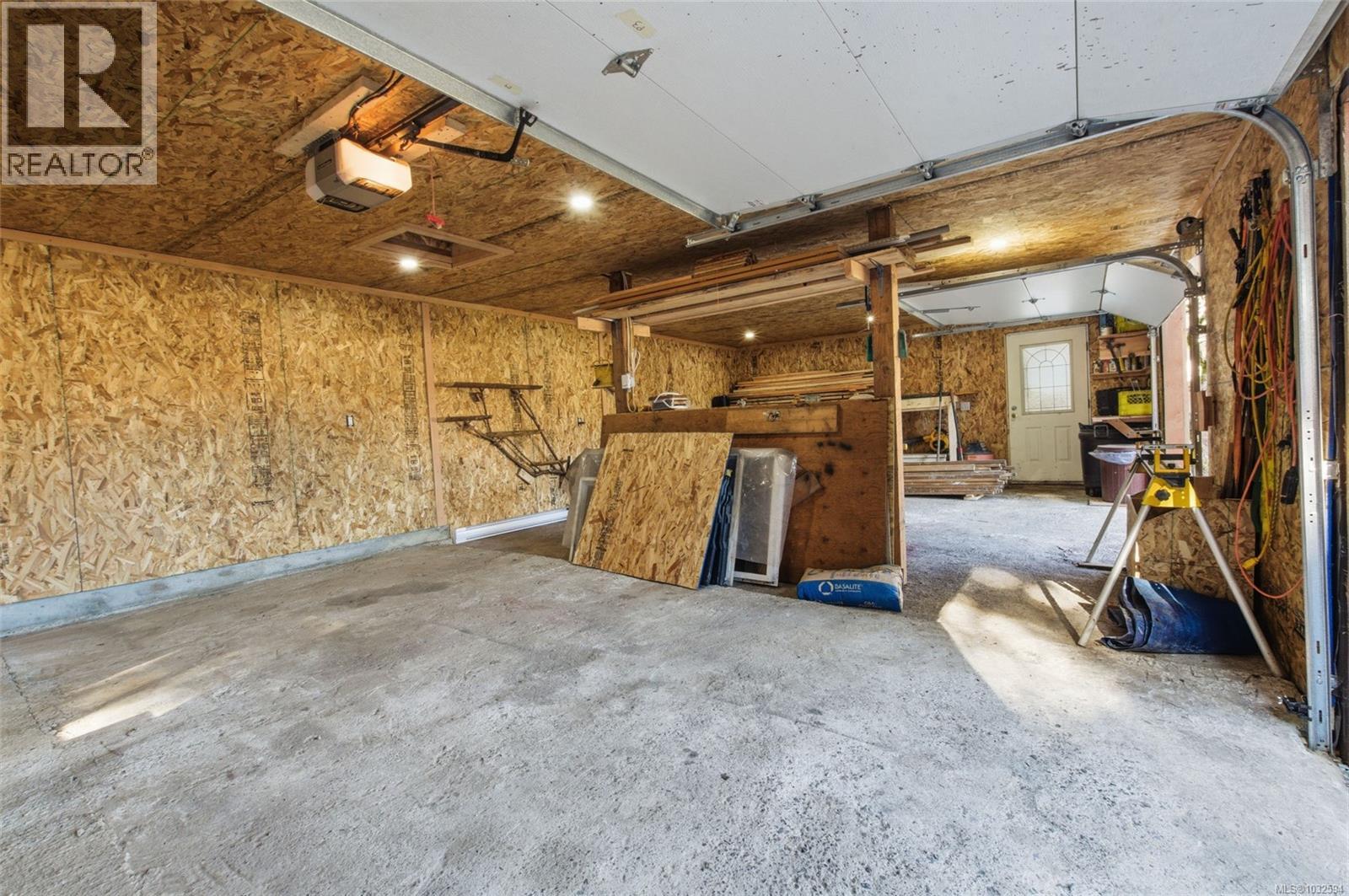 Inside 720 sq foot workshop/garage
