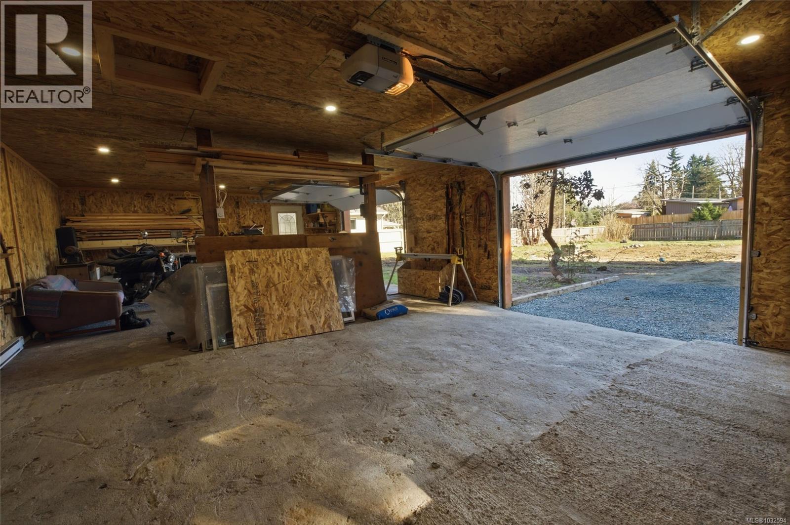 Inside 720 sq foot workshop/garage