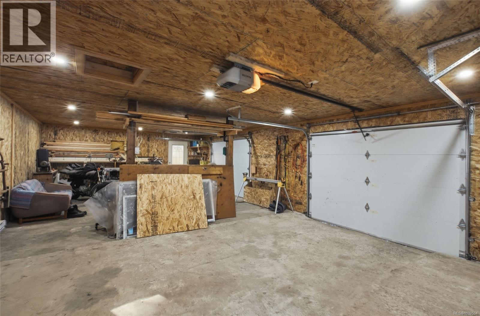 Inside 720 sq foot workshop/garage