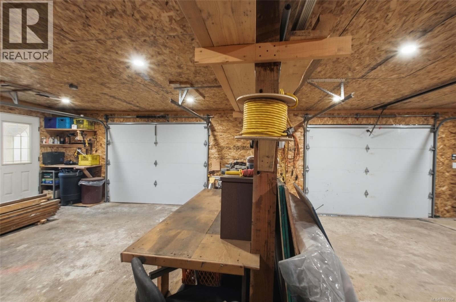 Inside 720 sq foot workshop/garage