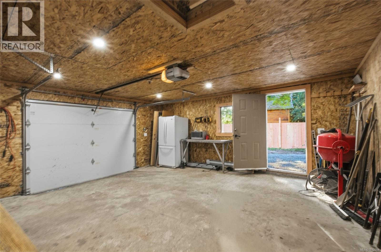 Inside 720 sq foot workshop/garage
