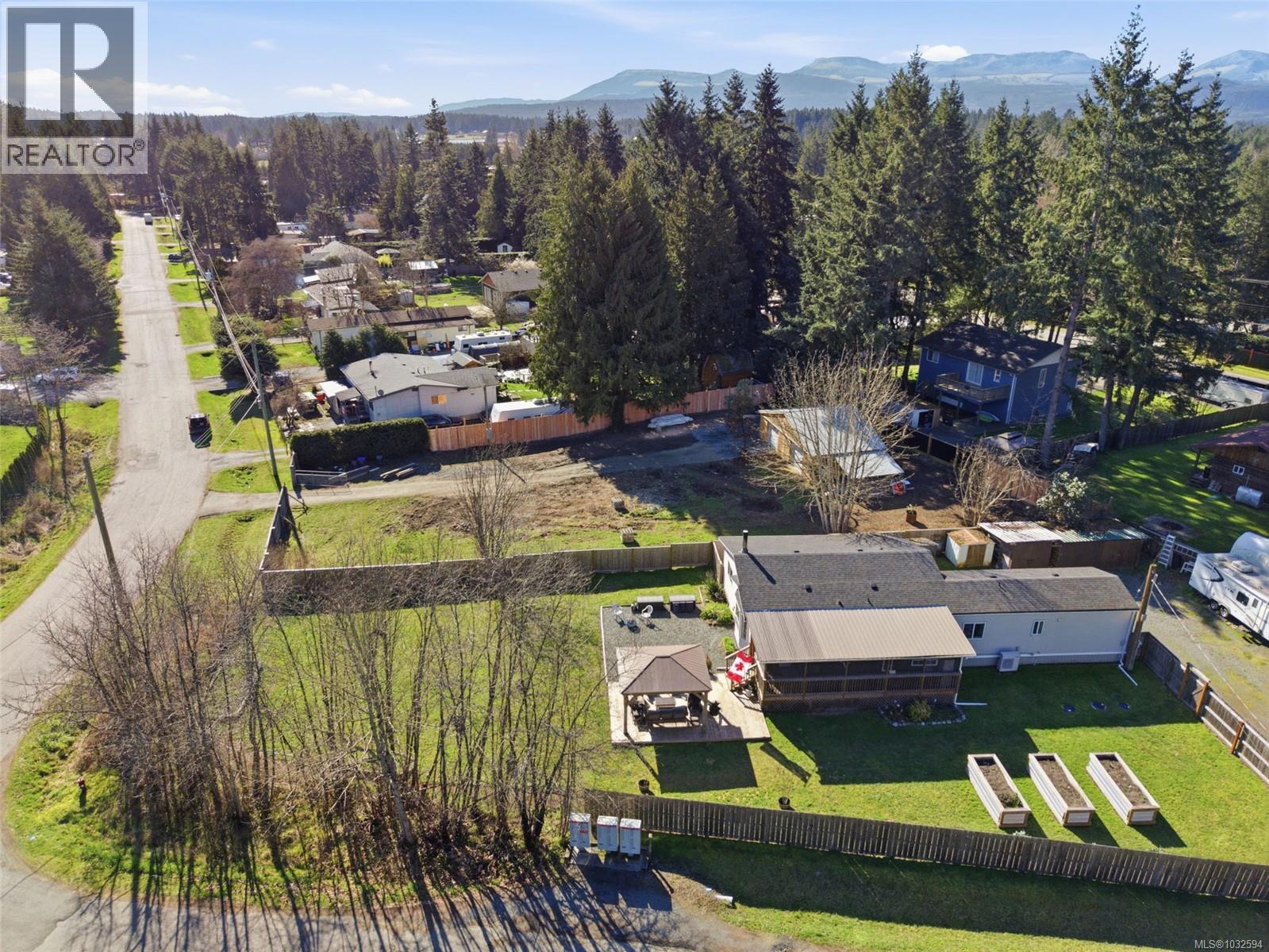 View from above showing this property and the neighbor's property.