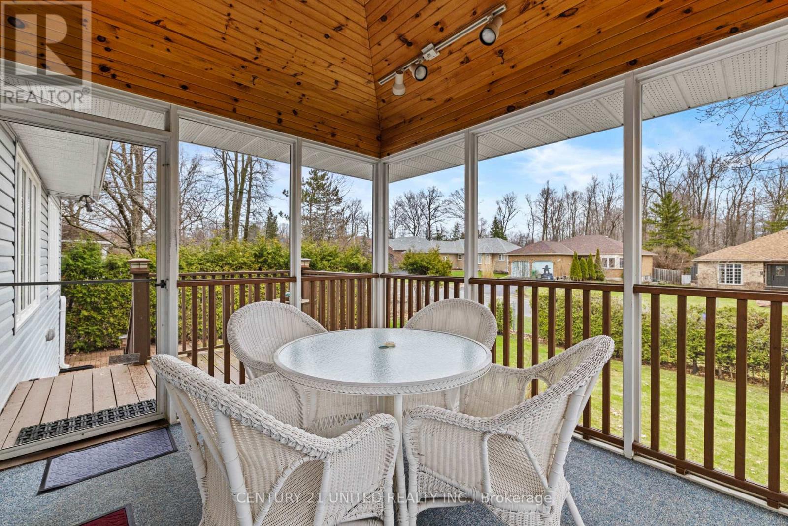Screened in Deck