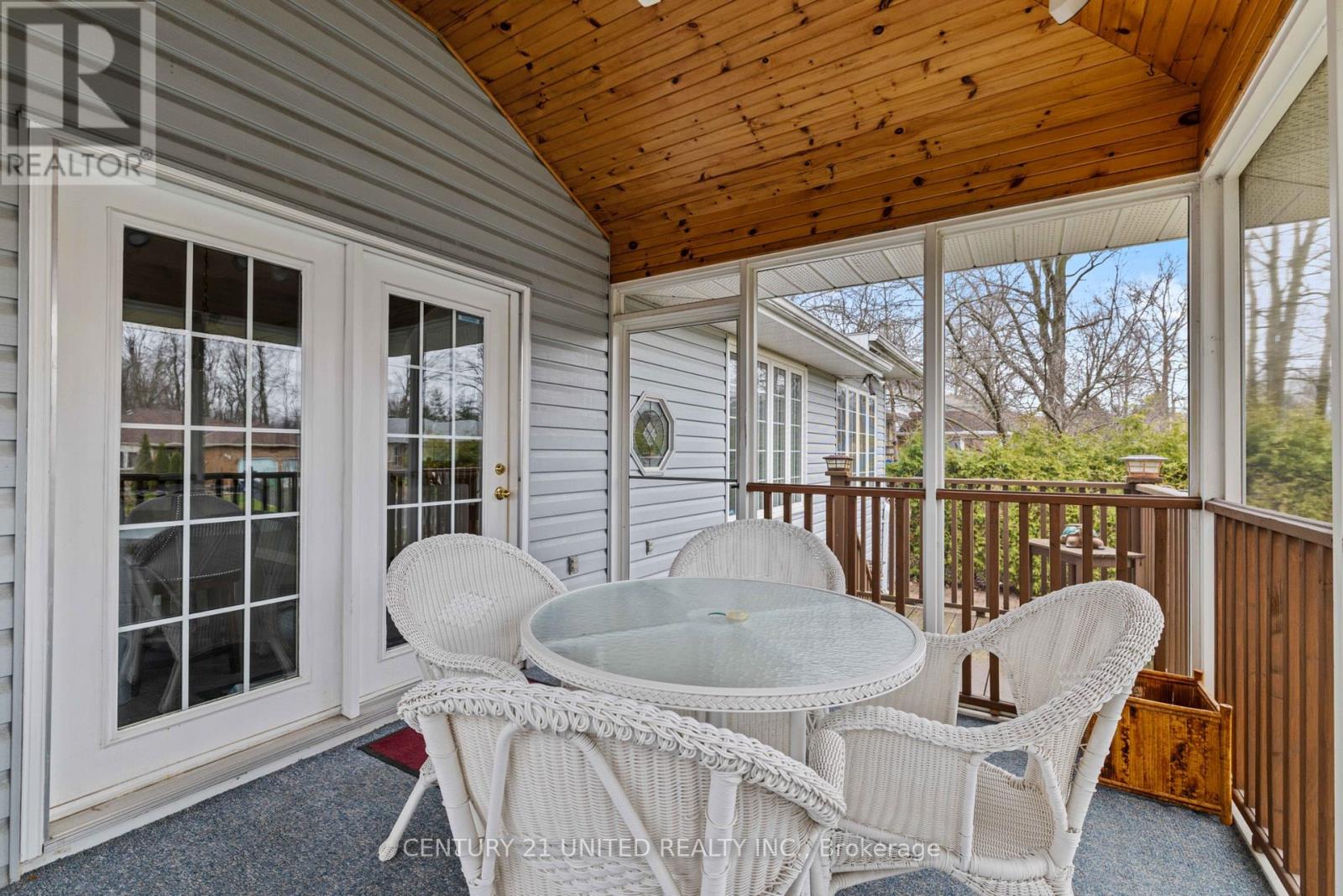 Screened in Deck