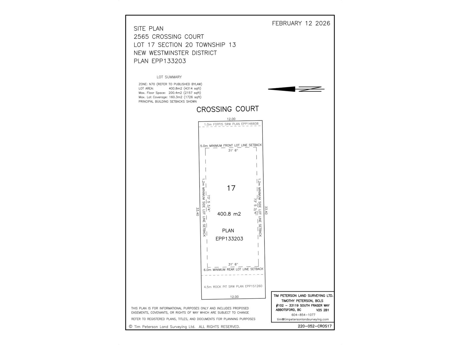 2565 CROSSING COURT