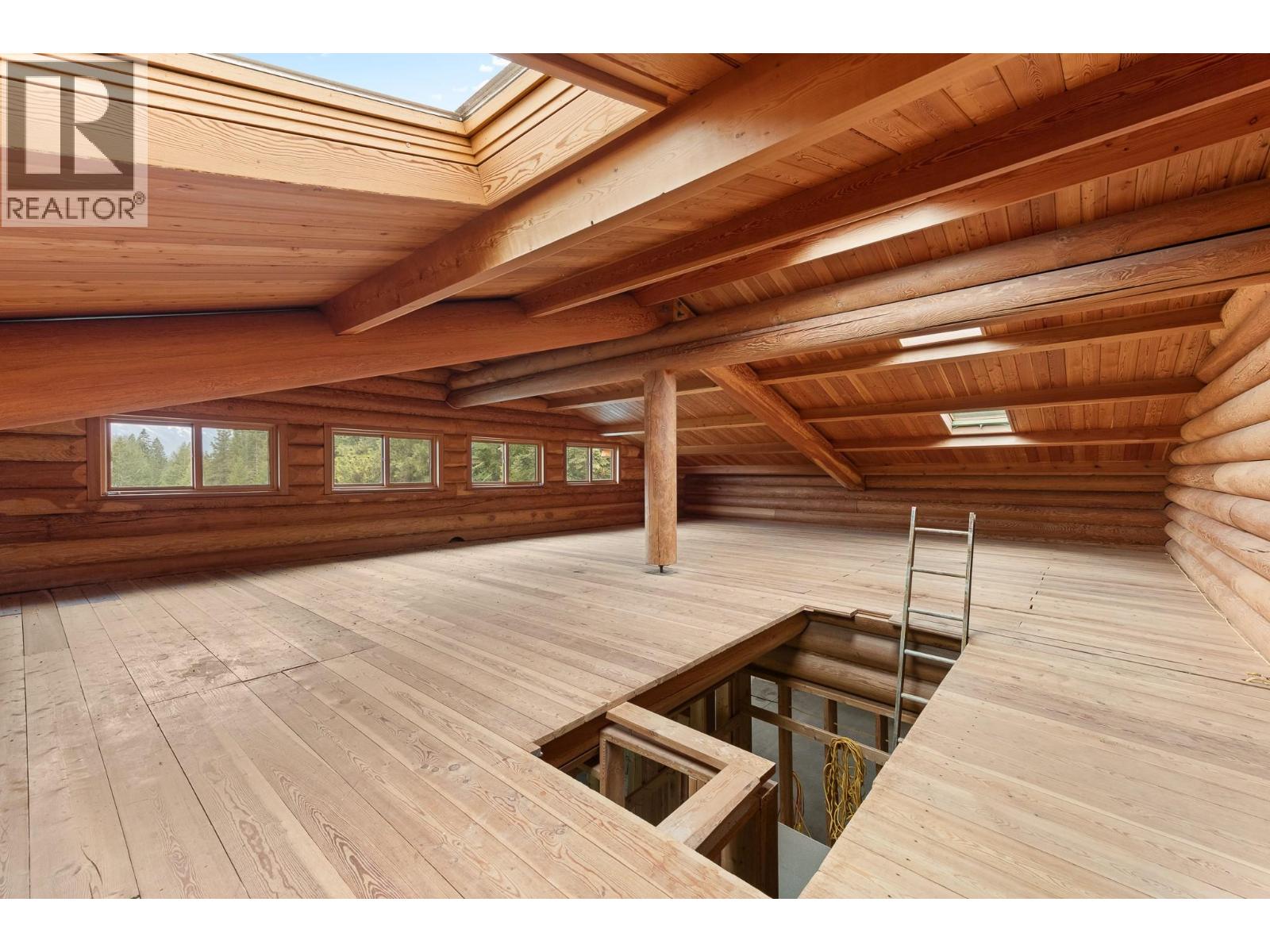 New Log Home Loft