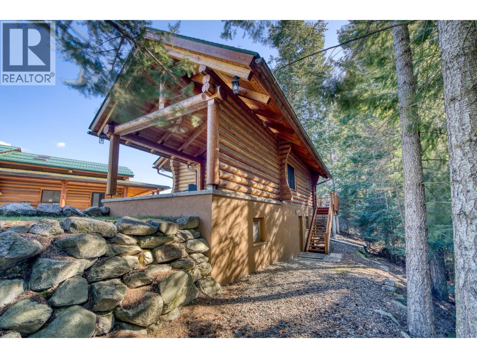 Back of Log House