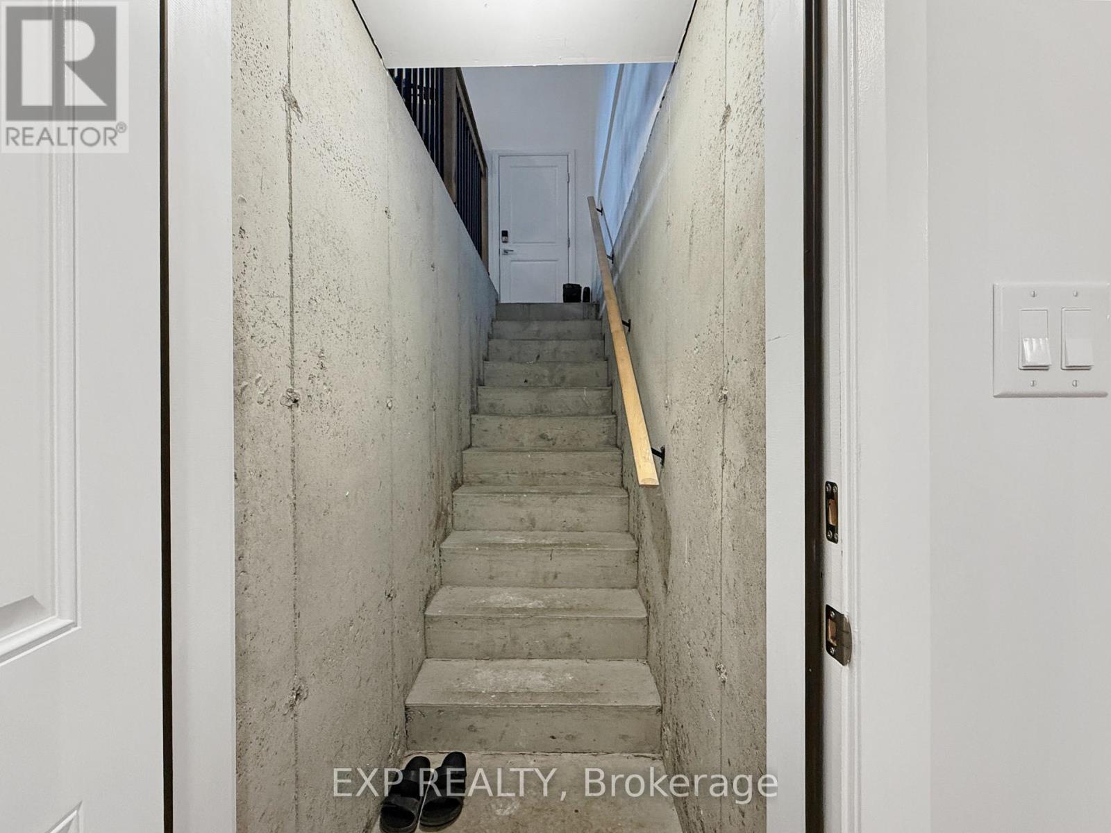 Entrance to basement from garage