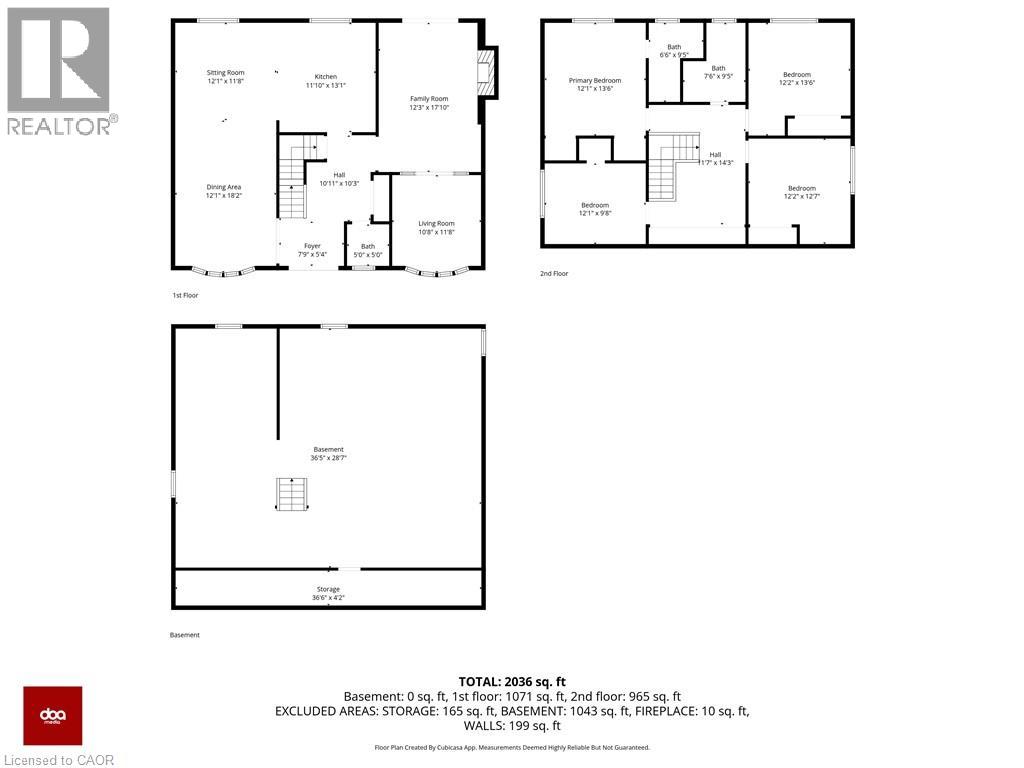 View of floor plan / room layout