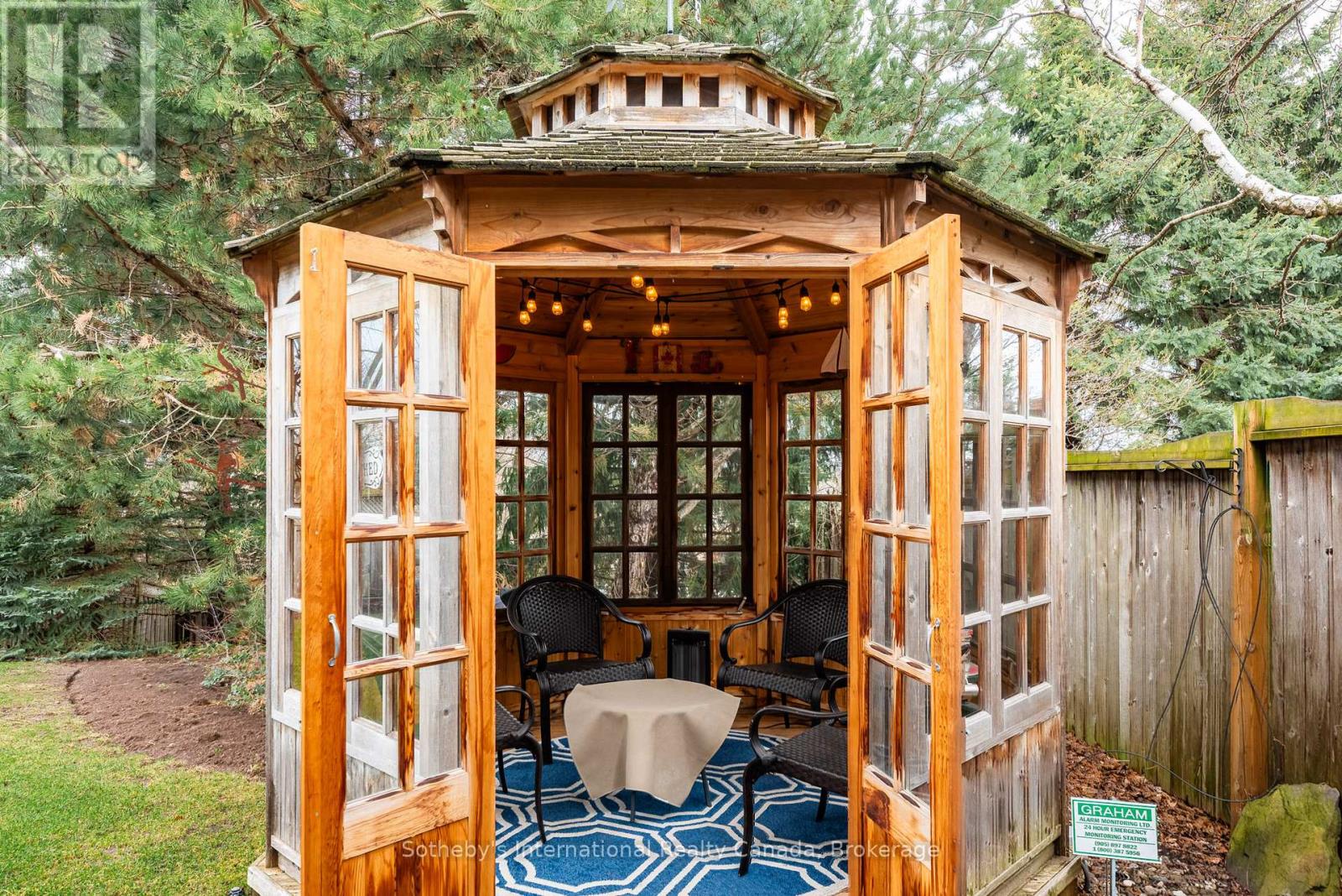 The gazebo!