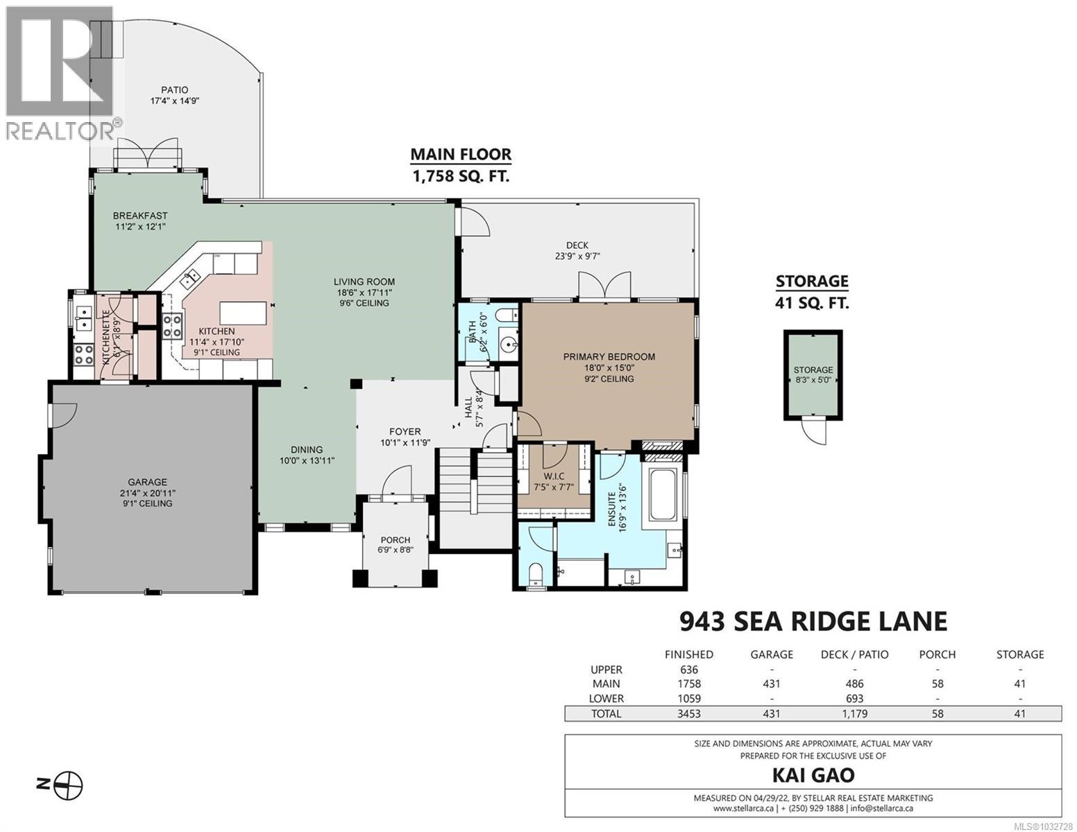  943 Sea ridge Lane, Saanich