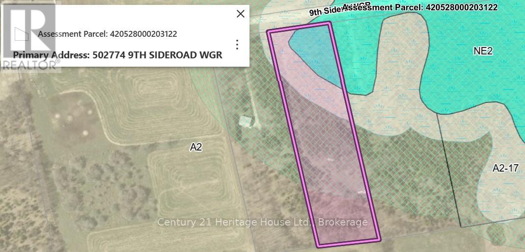 Zoning map and approx boundary