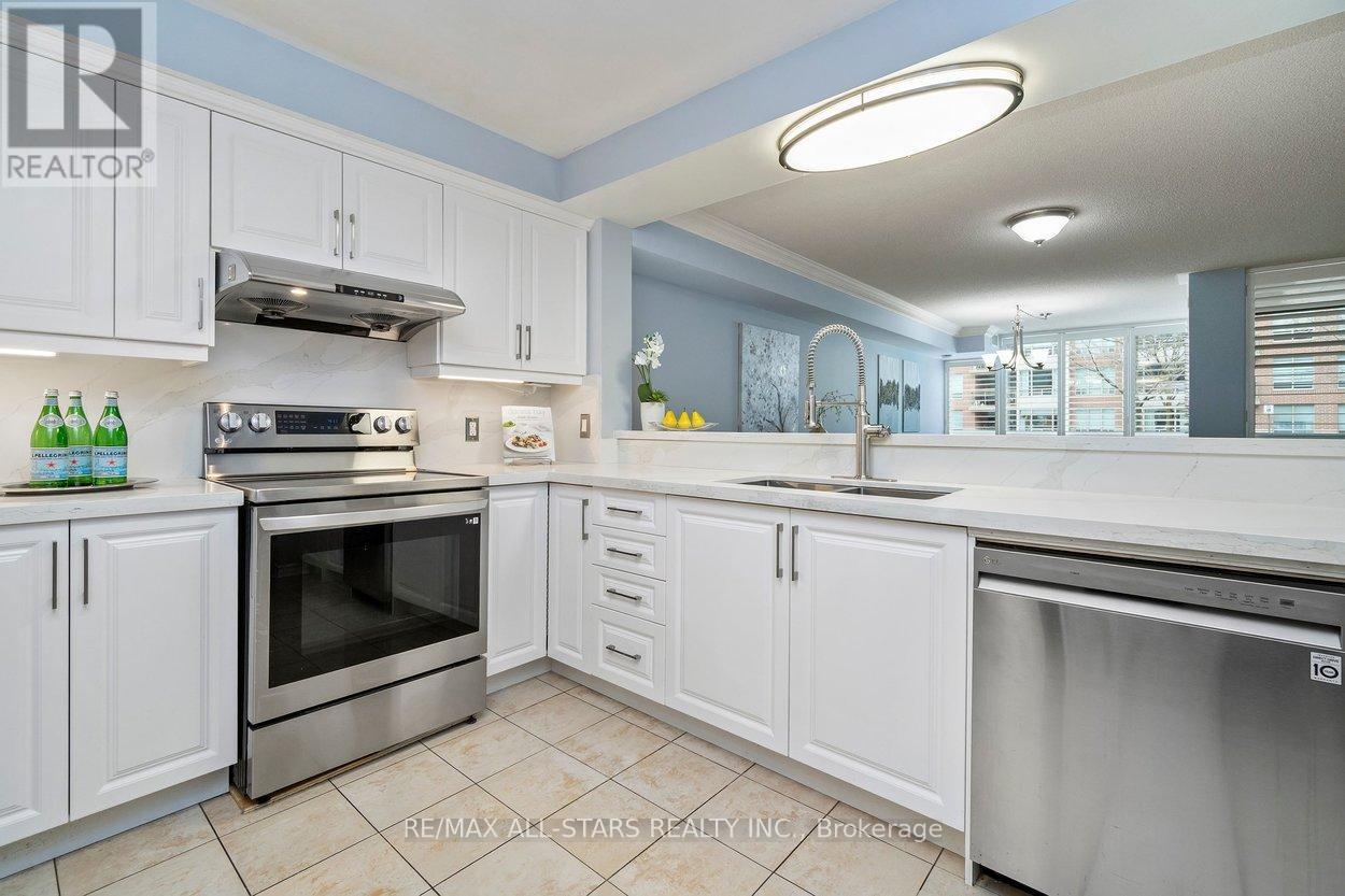 On trend decor w white cabinets & countertops.