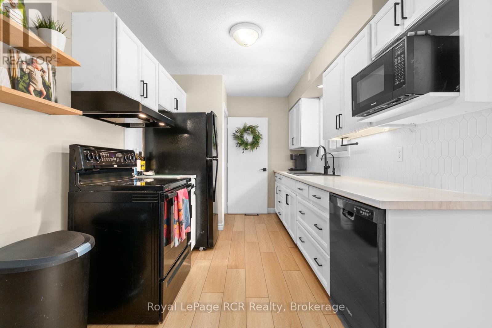 kitchen with appliance package