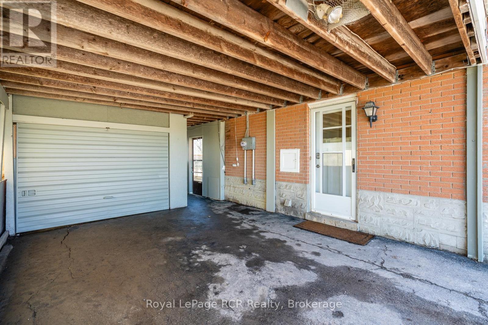 carport leads into garage