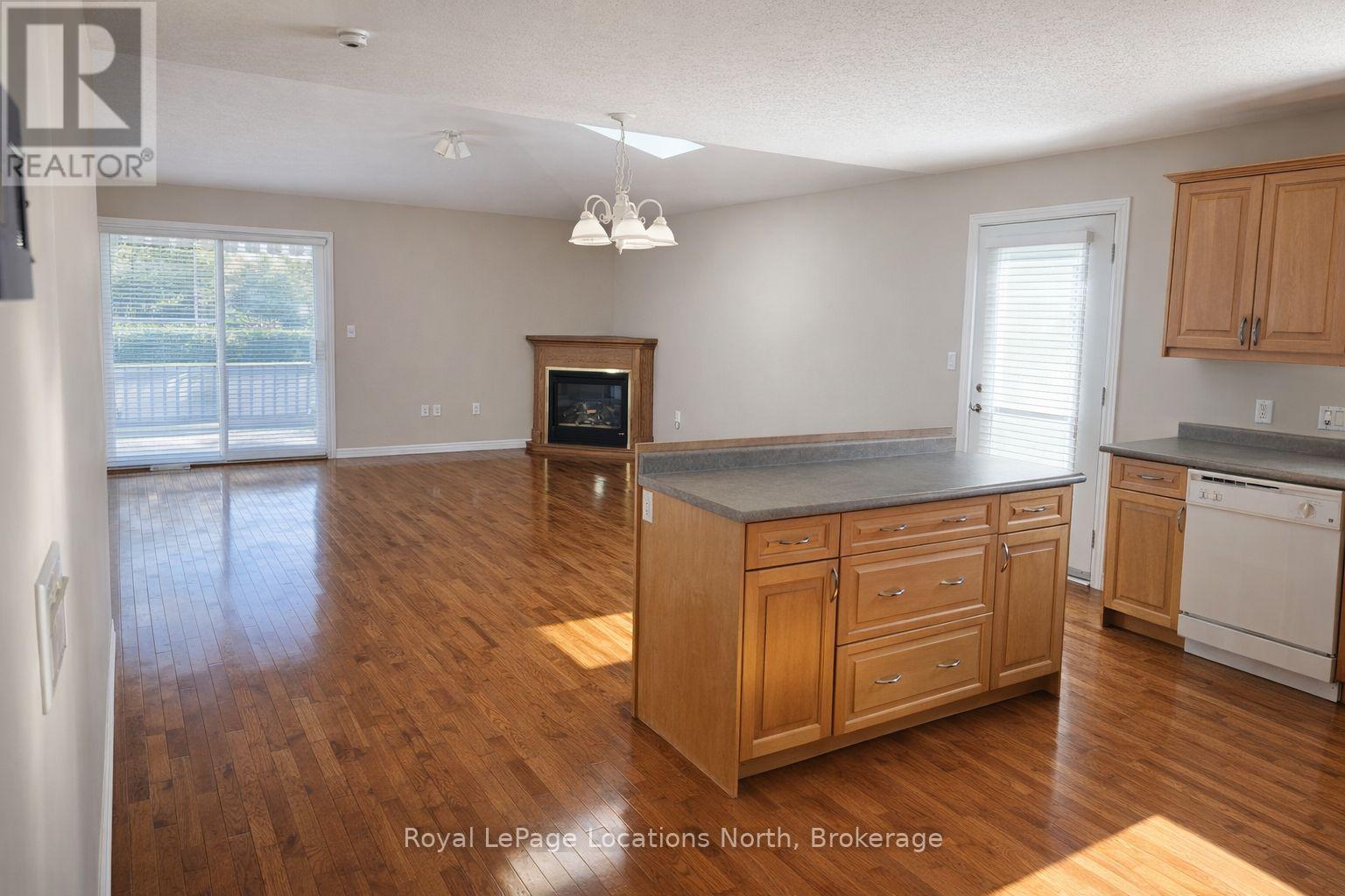 Kitchen opening onto Great Room