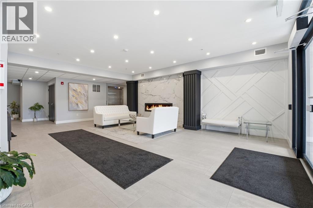 Lobby featuring recessed lighting