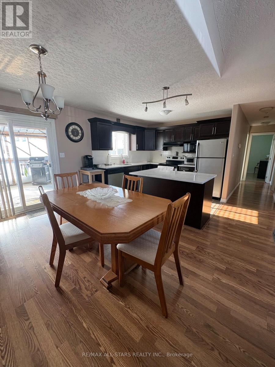 Living, dining, kitchen