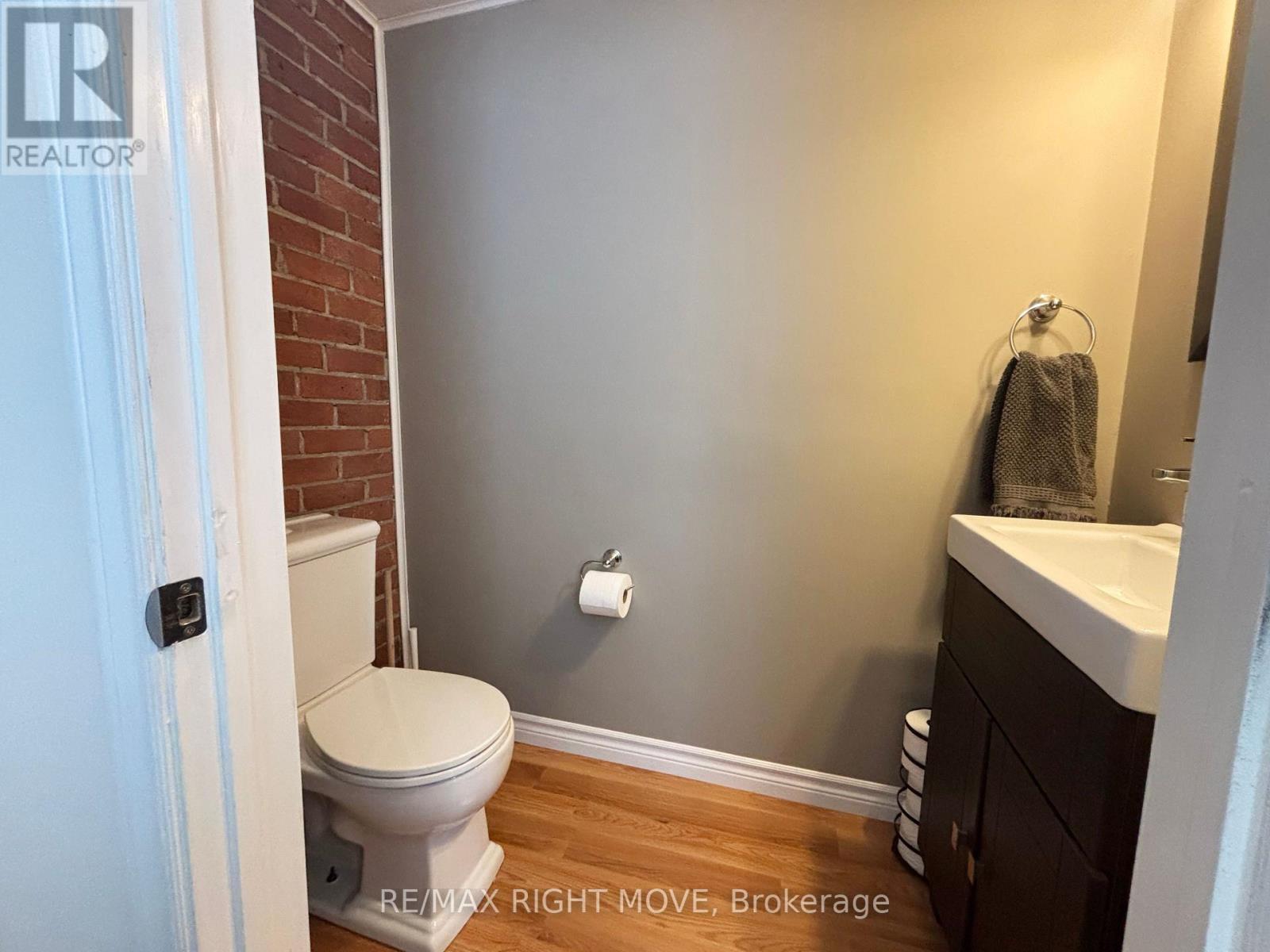 Stylish main floor powder room