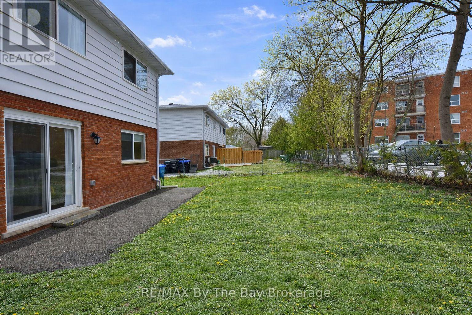 Backyard Accessible from Patio Doors
