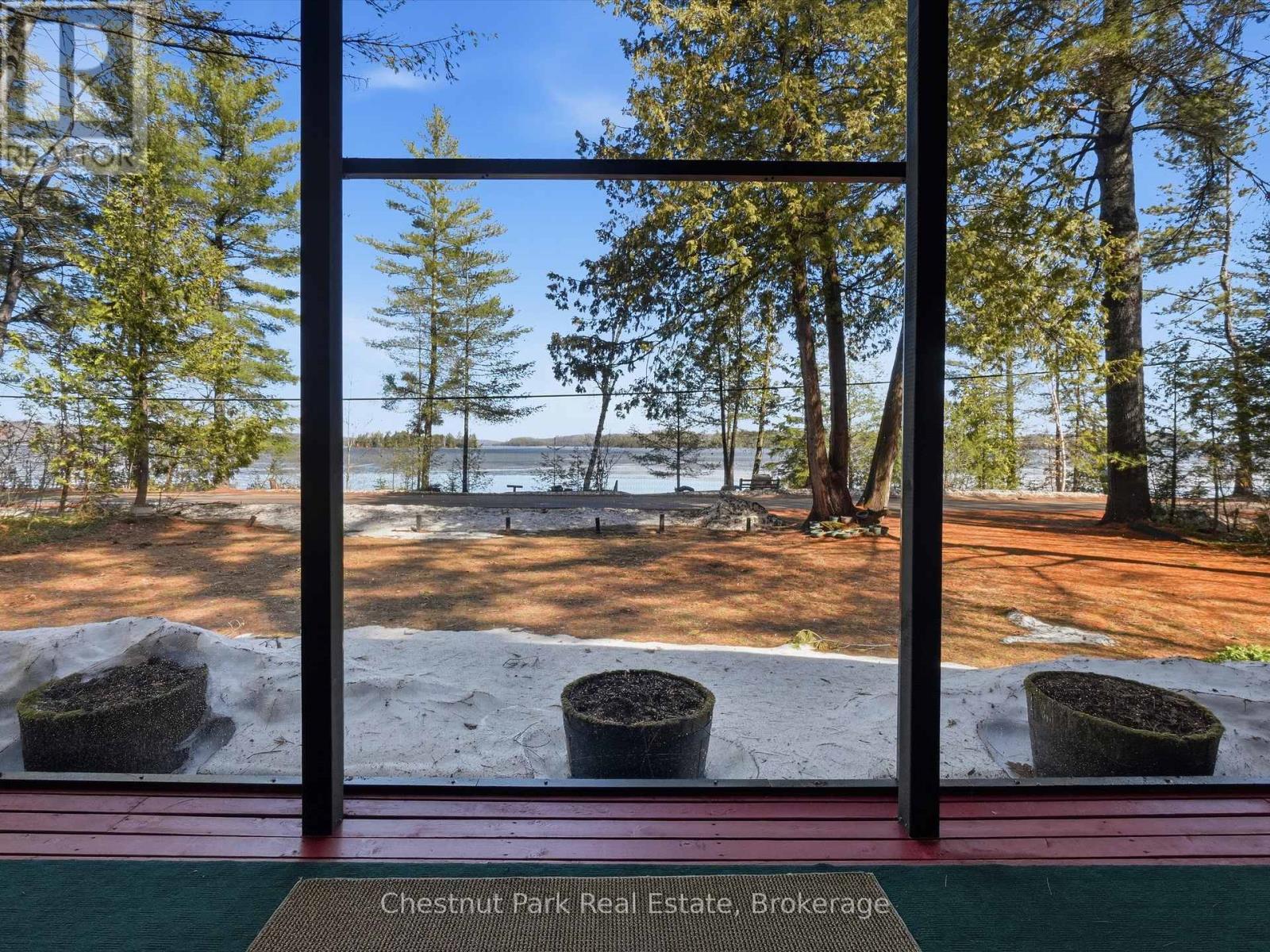 View from screened in porch