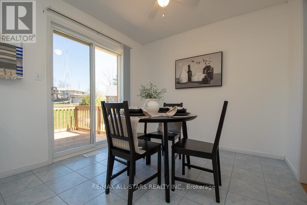 Patio doors to rear deck