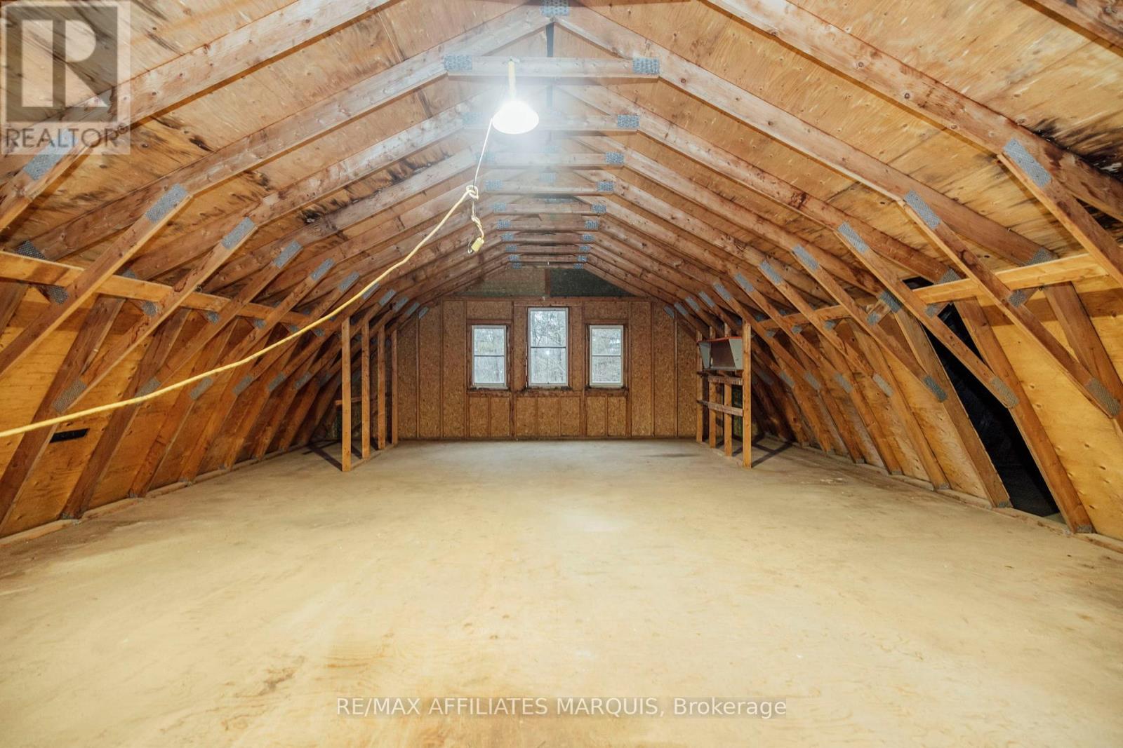 Loft space in garage