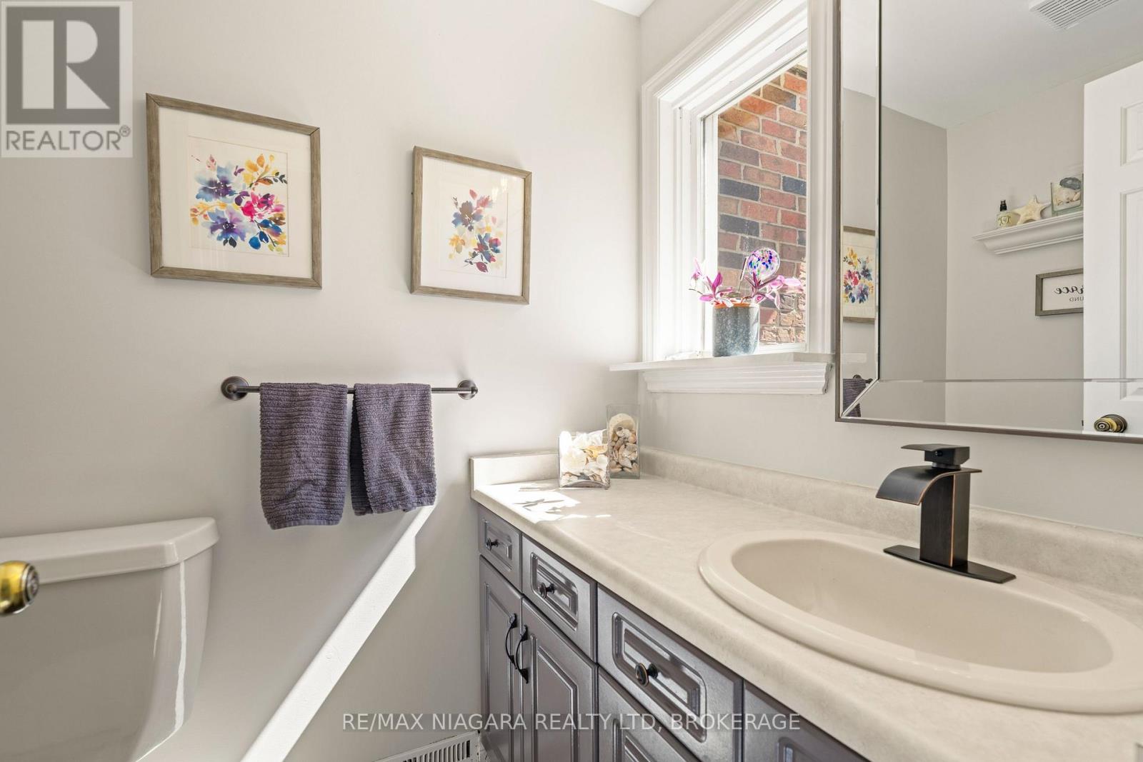 Main floor powder room