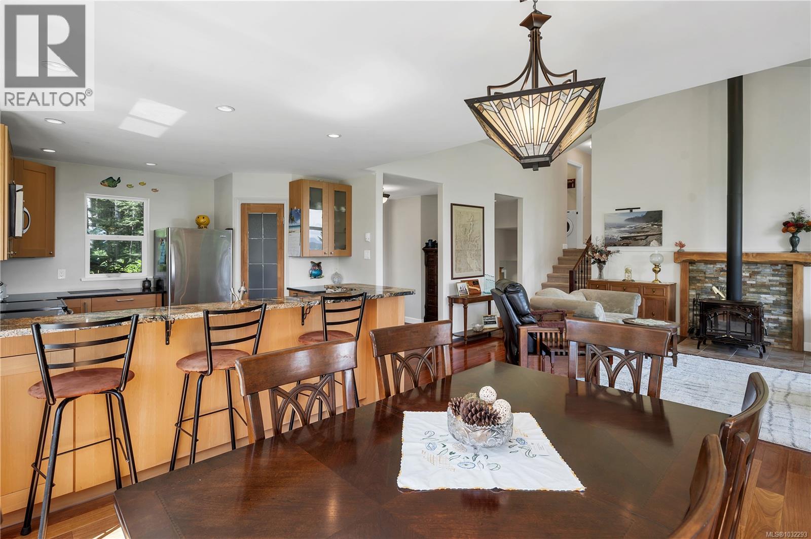 dining room looking toward kitchen & living room