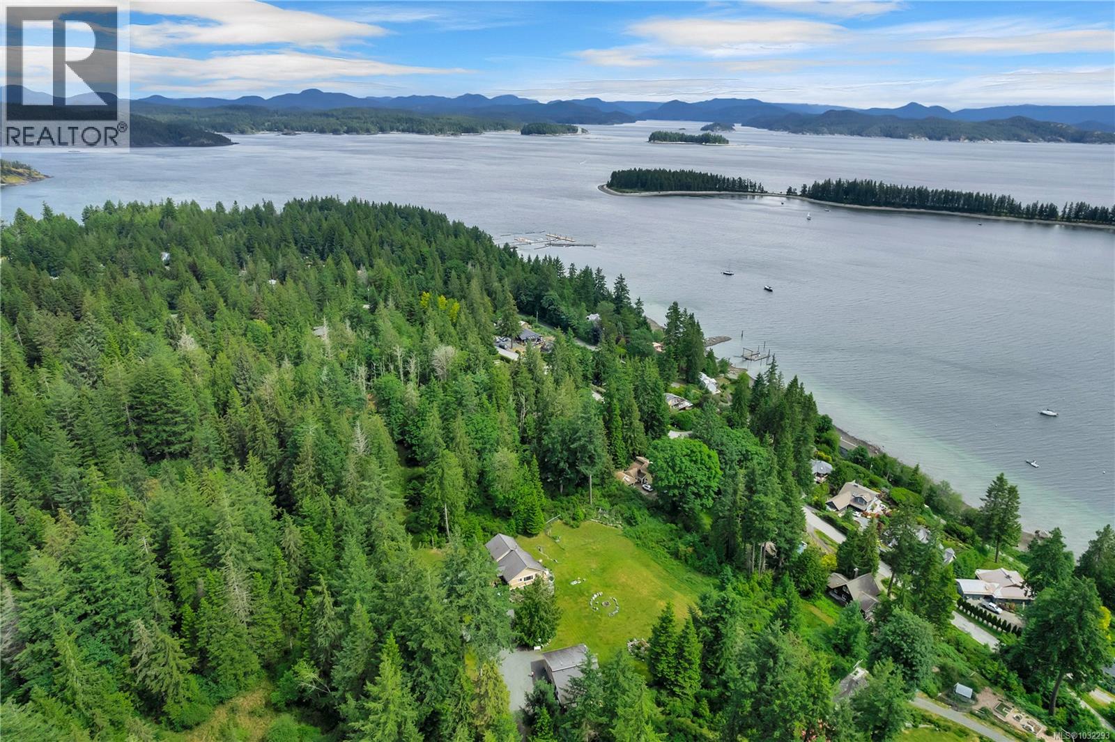 Located in a popular residential area in Heriot Bay, on a quiet no thru road, with ocean views over Drew Harbour & Rebecca Spit Provincial Park.