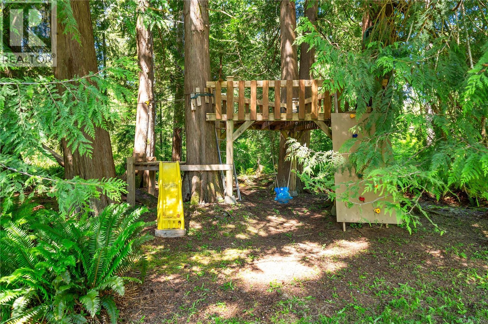 kids playground in the forest