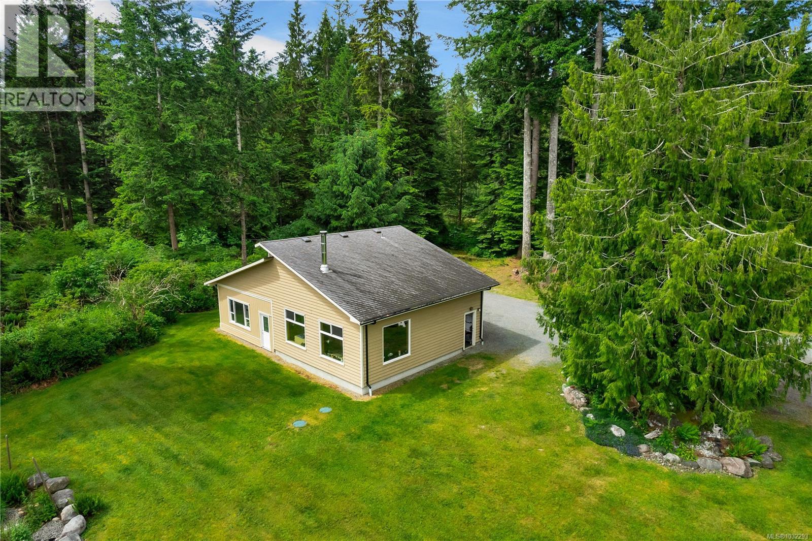 aerial views of east/front side of shop