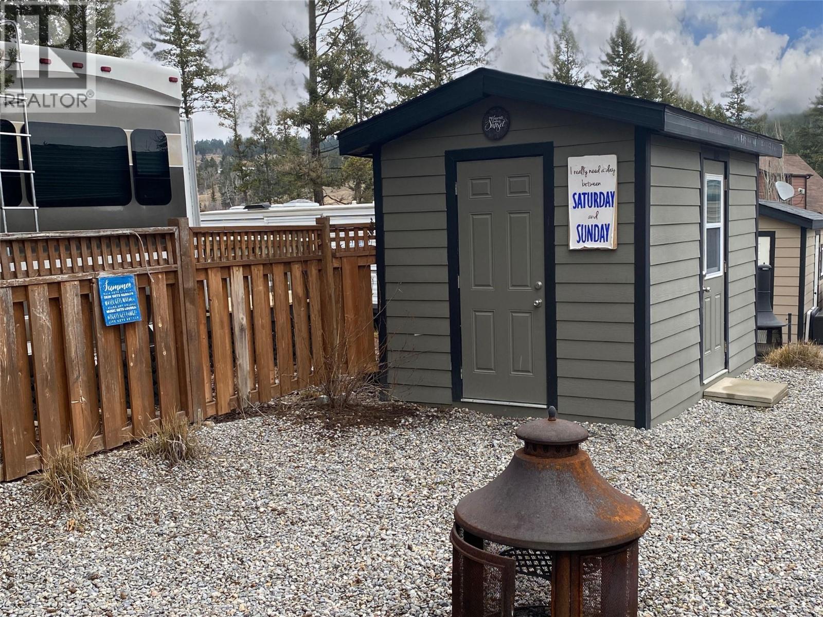 Includes Storage shed (no contents) Partial Fencing