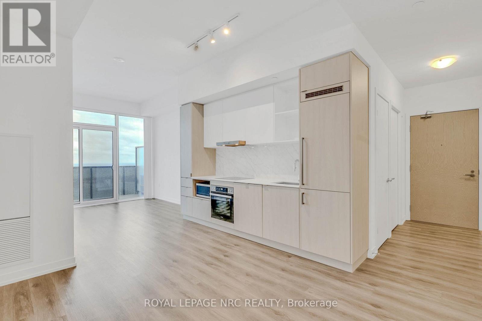 Side view of Kitchen & Living