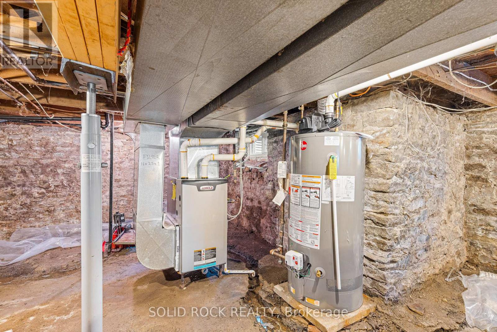 New nat gas furnace & new rental hot water tank