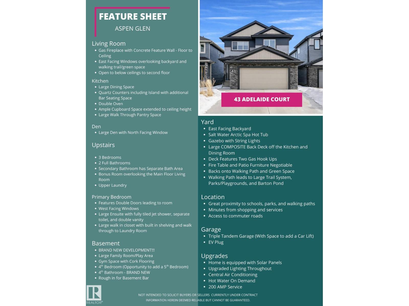 43 Adelaide CO, Spruce Grove