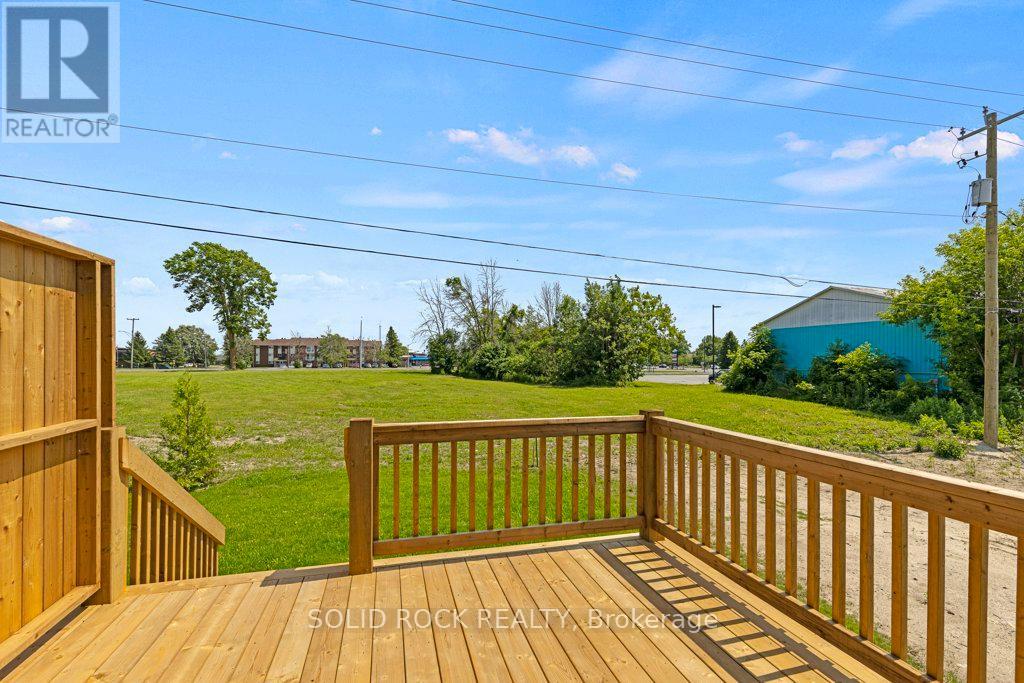 Rear dock and yard before rear lot developed