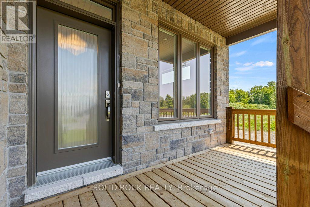 Front entrance & front covered veranda