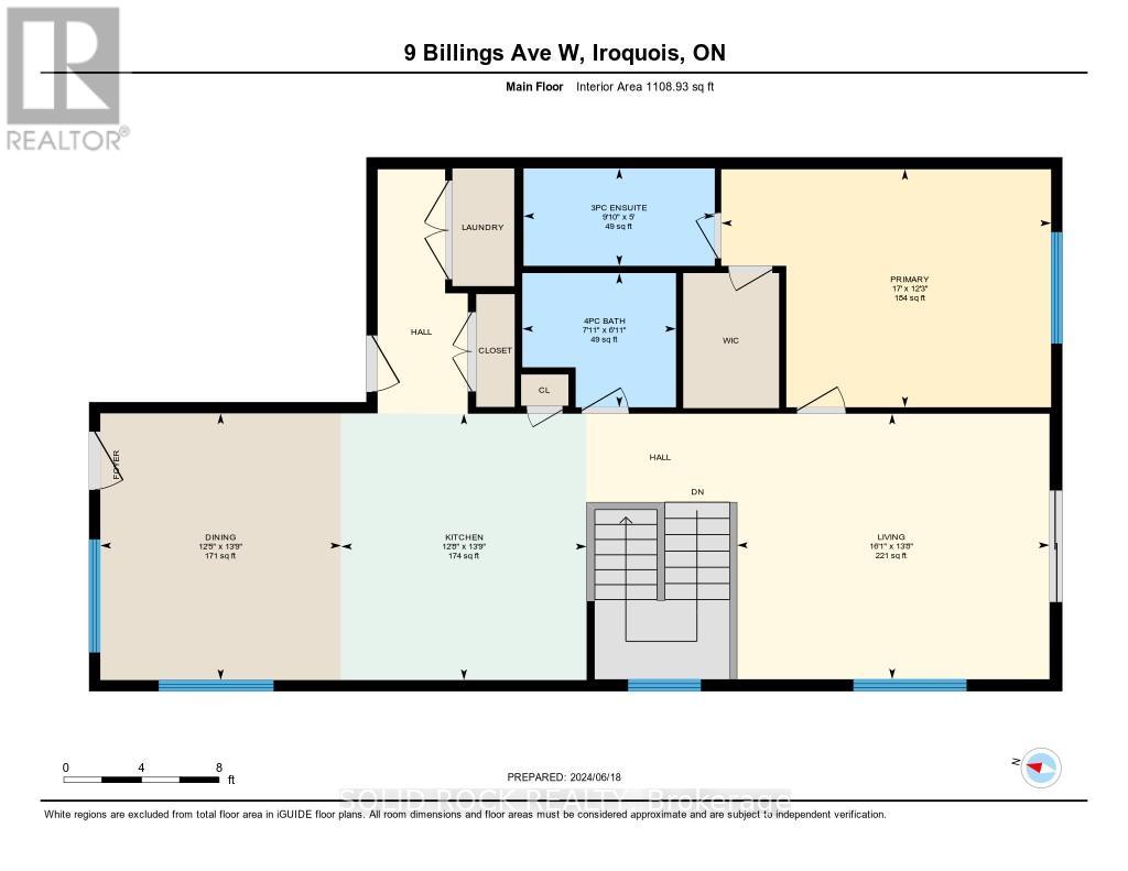 Main level floor plan