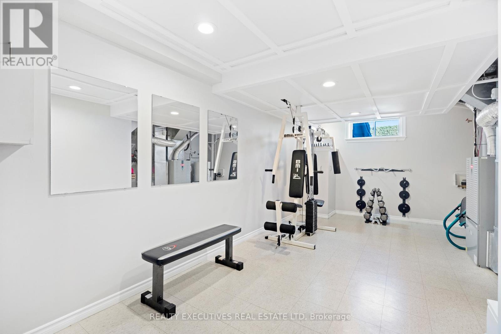Basement - Workout Space within Utility Room