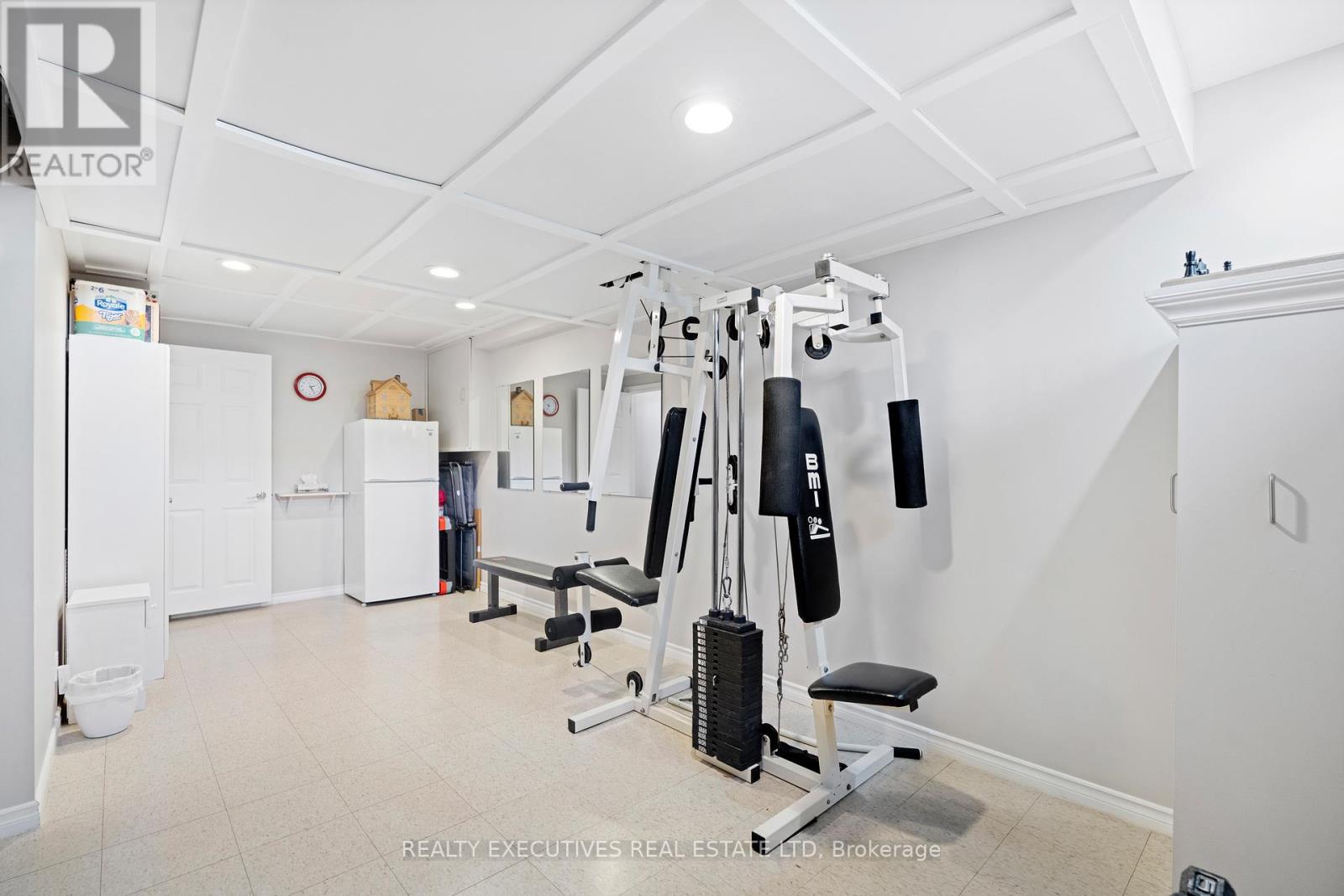 Basement - Workout Space within Utility Room