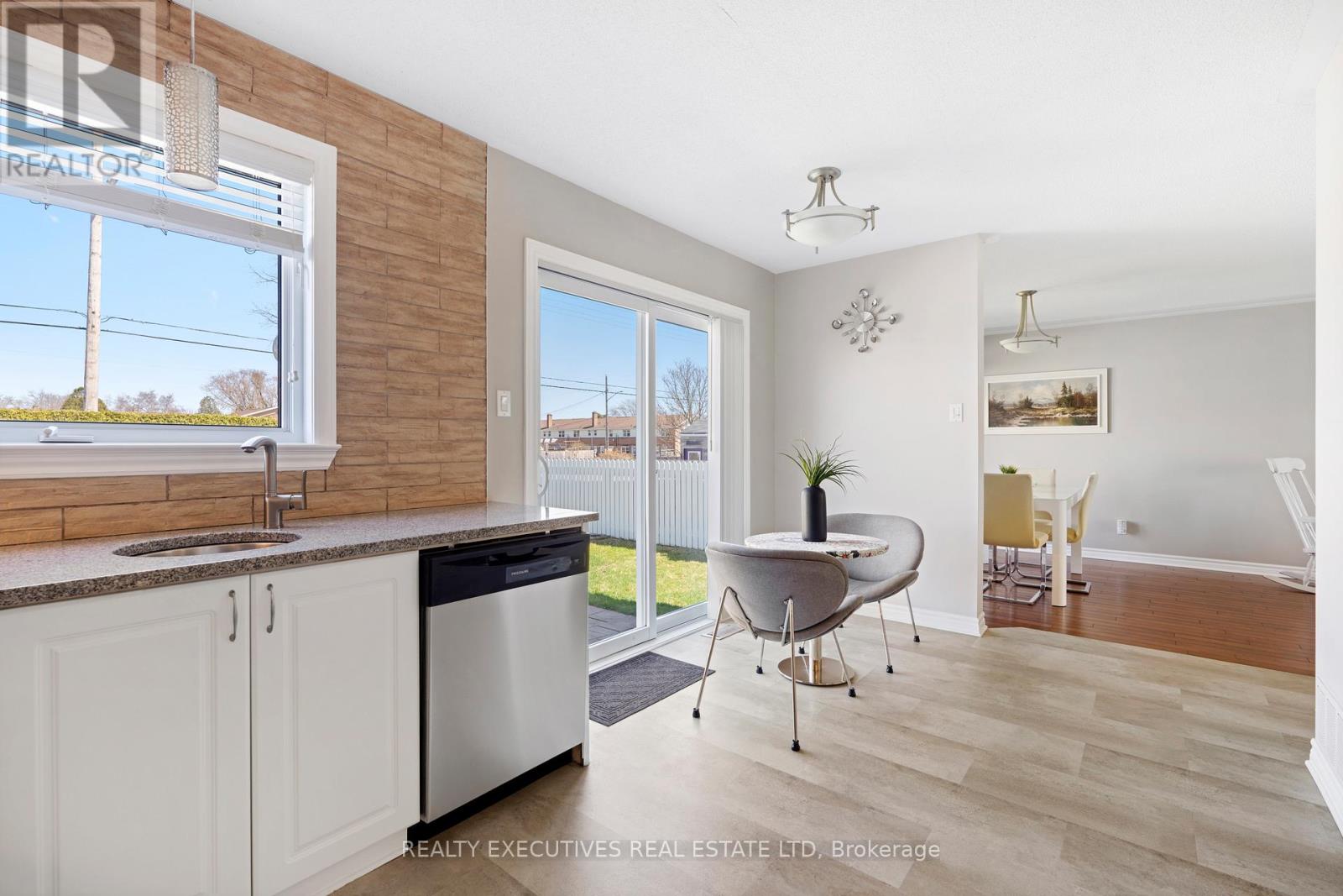 Open Concept Kitchen to Dining & Living