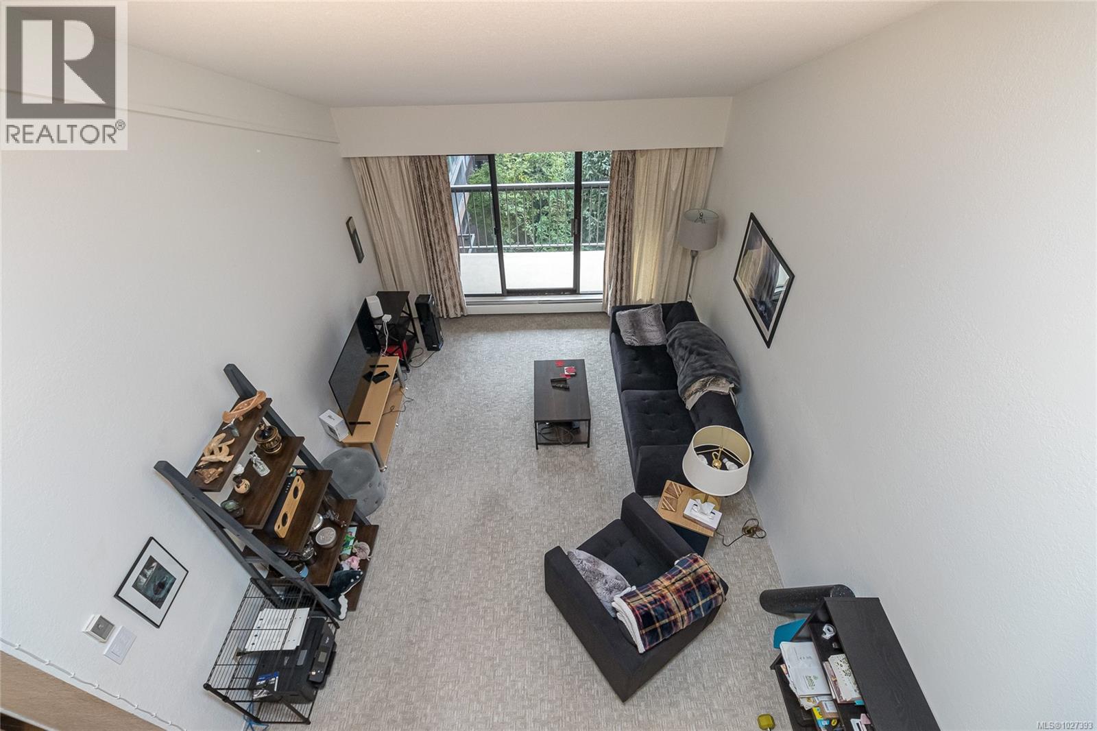 View from loft to Living Room Below