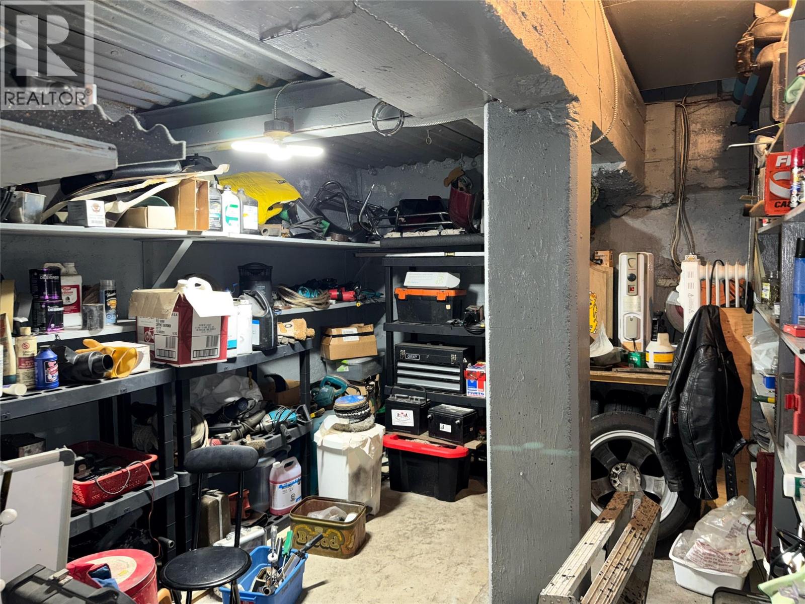 Storage off garage