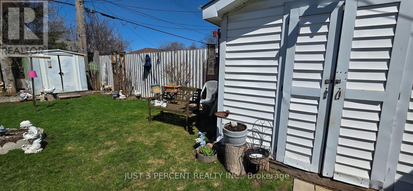4 Storage sheds